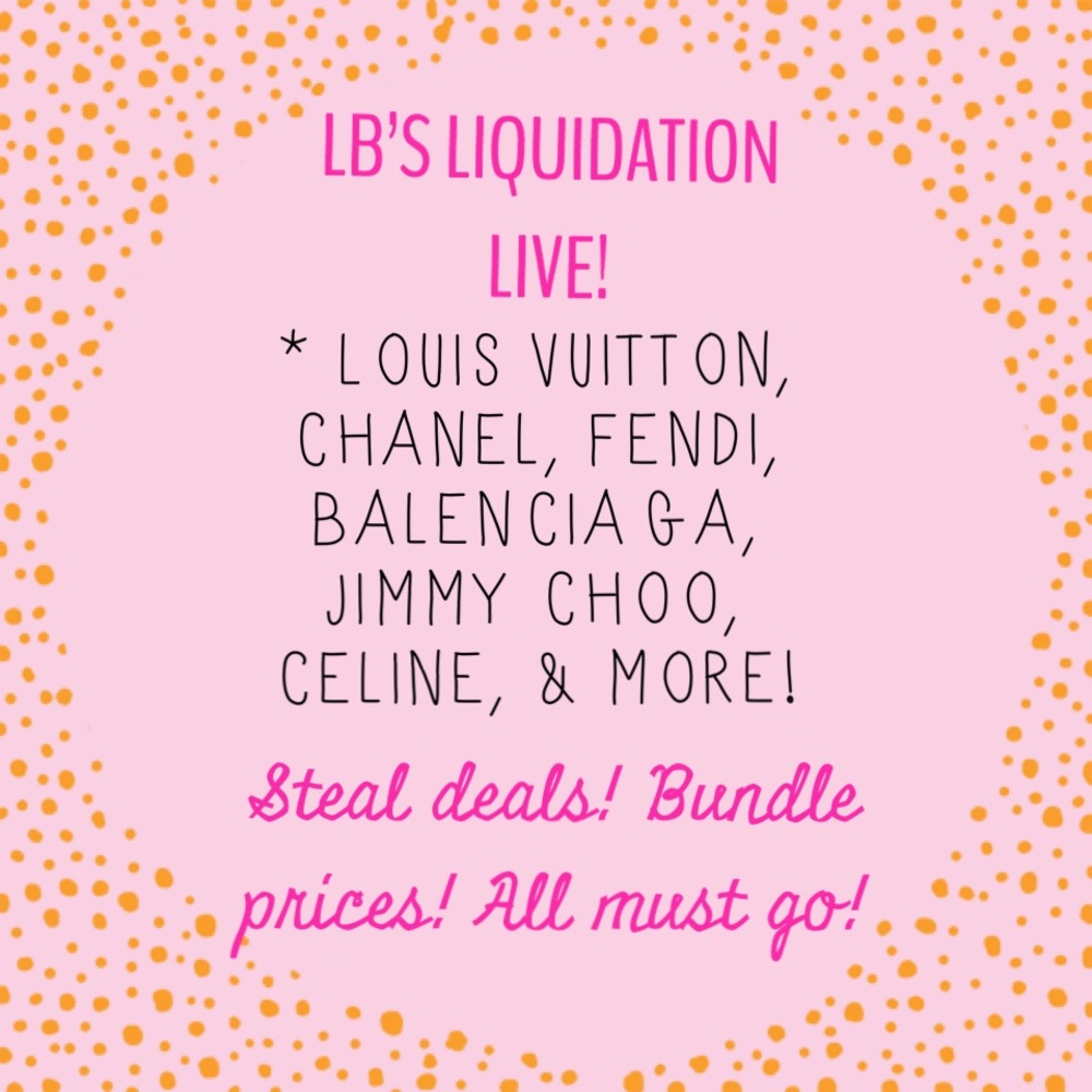LB’S LIVE LIQUIDATION SALE QUICK LIST!